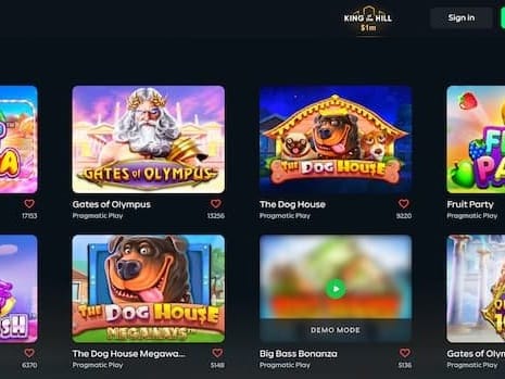 Glory Casino لائیو گیمز انٹرفیس